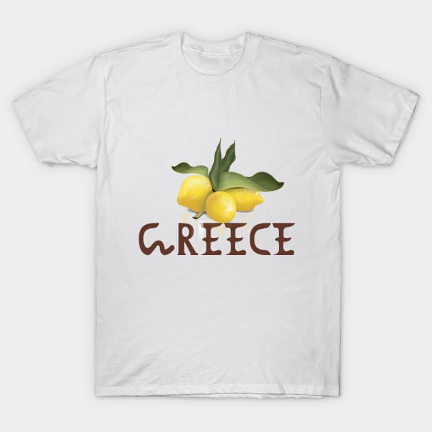 Greece T-Shirt by nickemporium1